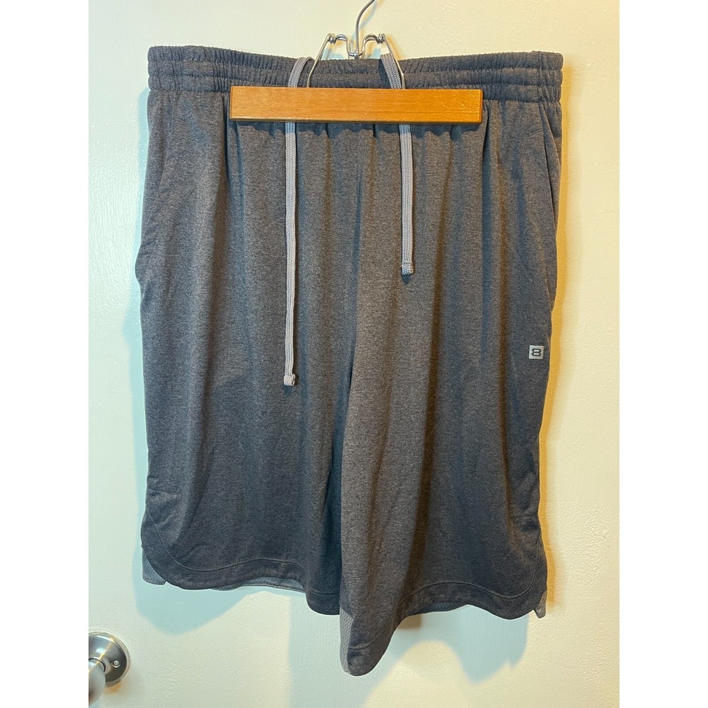 Layer 8 Mens Running Shorts (Dark Gray) Size M
